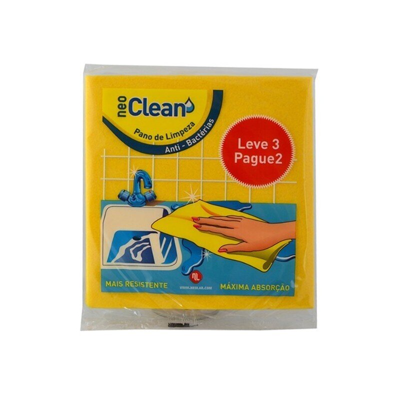 NEOCLEAN PANO AMARELO MULTIUSOS 3 UDS.