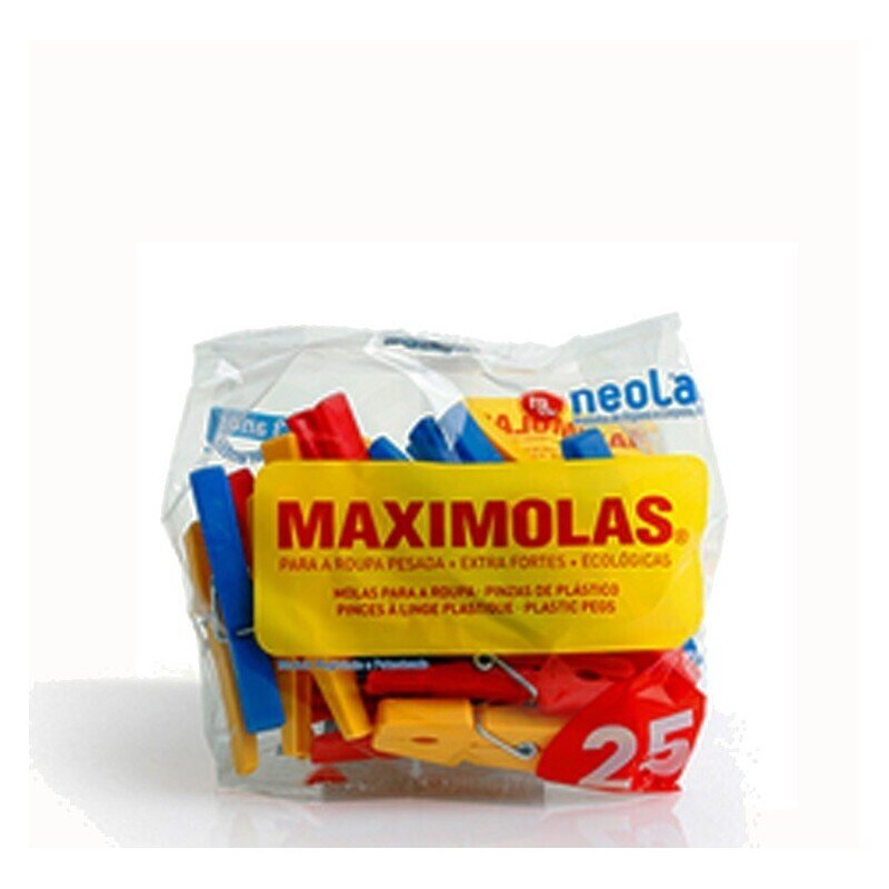 NEOLAR PINZAS MAXIMOLAS 24 UDS. PLASTICO