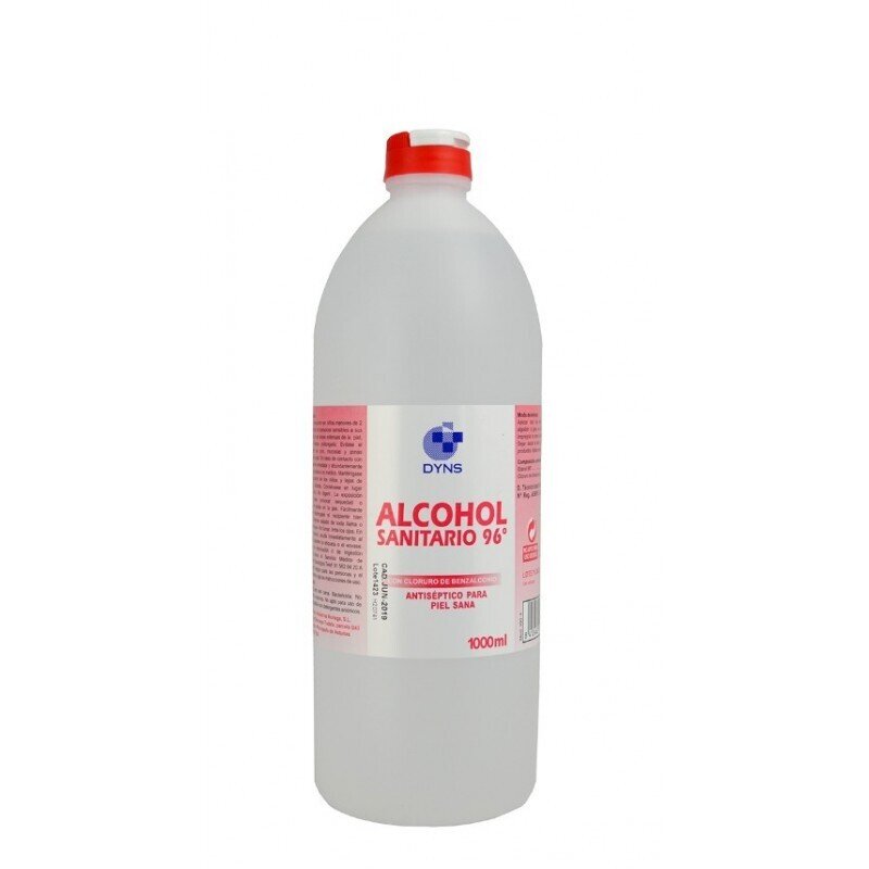 DYNS ALCOHOL SANITARIO 96º 1000 ML.