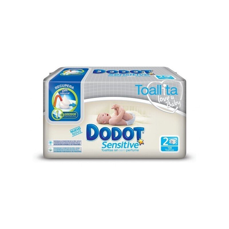 DODOT TOALLITAS SENSITIVE REC. 108 DUO
