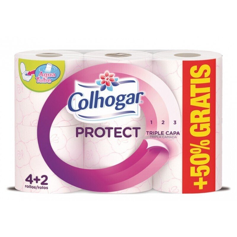 COLHOGAR PAPEL PROTECT 3C BLANCO SEXTUPL
