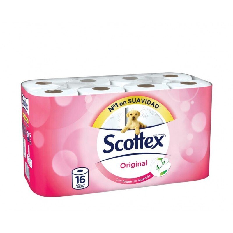 SCOTTEX PAPEL 16 ROLLOS
