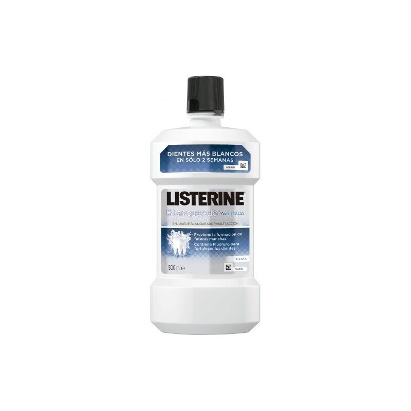 LISTERINE 500 ML. BLANQUEADOR AVANZADO
