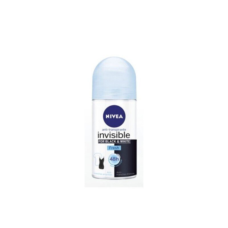 NIVEA DEO. ROLLON INV B&W FRESH  50 ML.