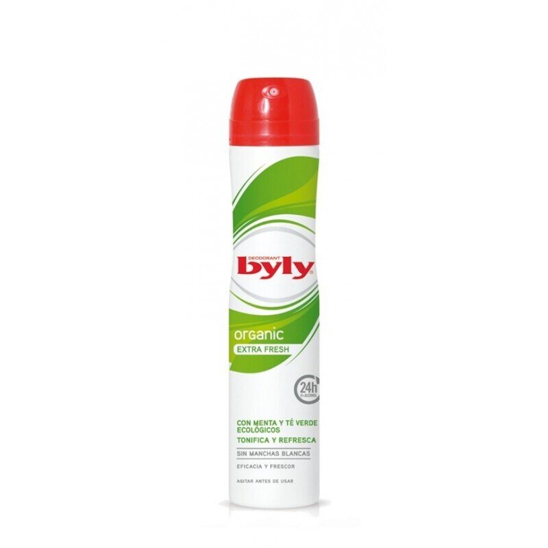 BYLY DEO SPRAY ORGANIC 200 ML.