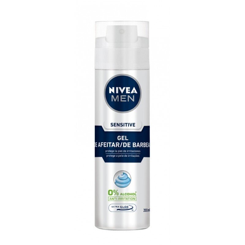 NIVEA FOR MEN GEL AFEITAR SENSITIVE 200 ML