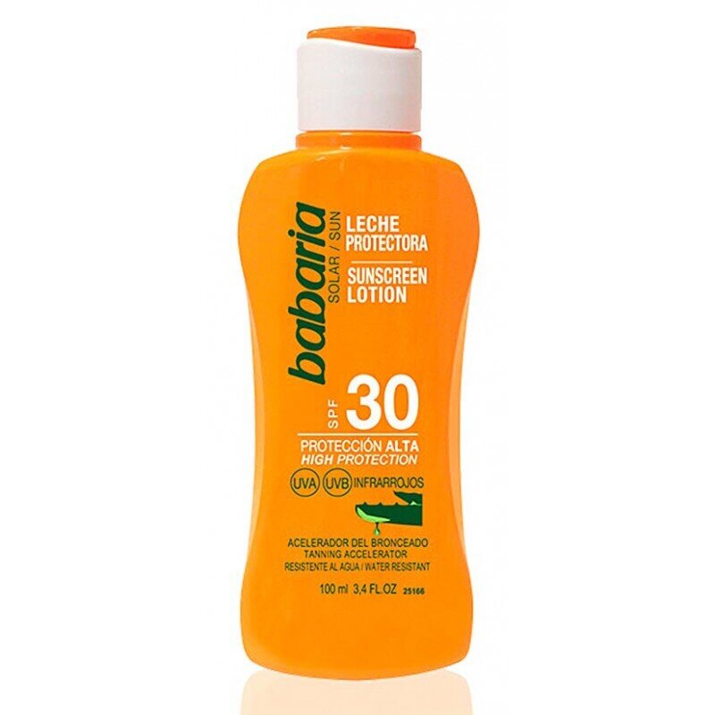 BABARIA SOLAR LECHE ALOE SPF-30 100 ML