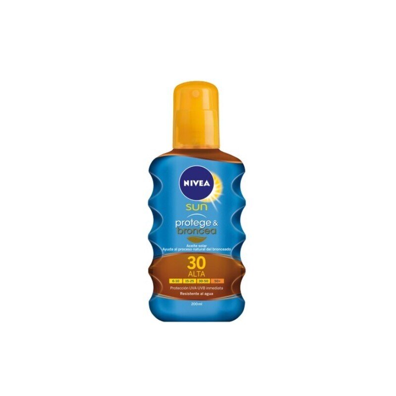 NIVEA 200 ML ACEITE PROTEGR & BRONCE F30