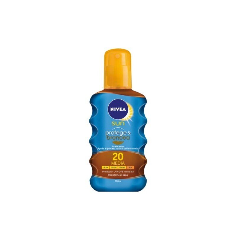 NIVEA 200 ML ACEITE PROTEGE & BORNCE F20