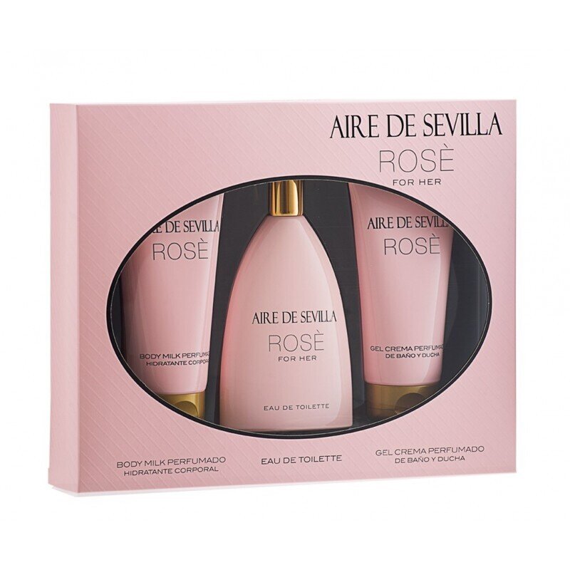 AIRE DE SEVILLA ROSE 150 ML + BODY + GEL