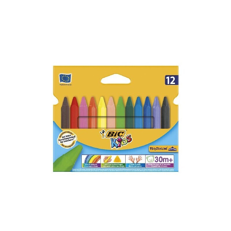 BIC PLASTIDECOR PEQUES 12 UDS