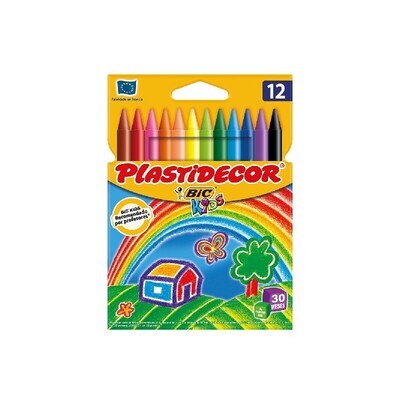 BIC PLASTIDECOR CERA 12 UDS