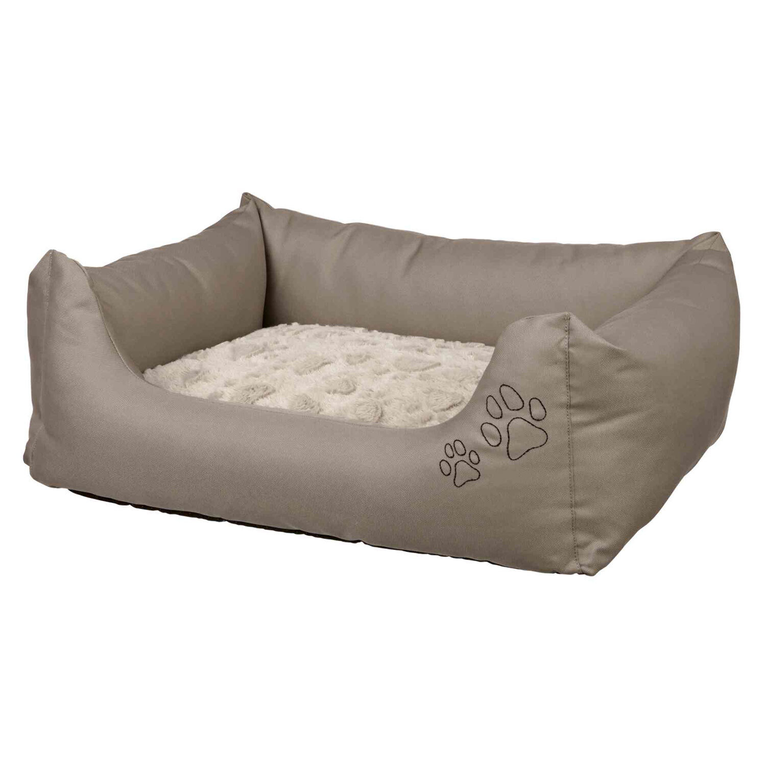 Cama Drago Cosy 90 � 80 cm, Gris topo - Beige