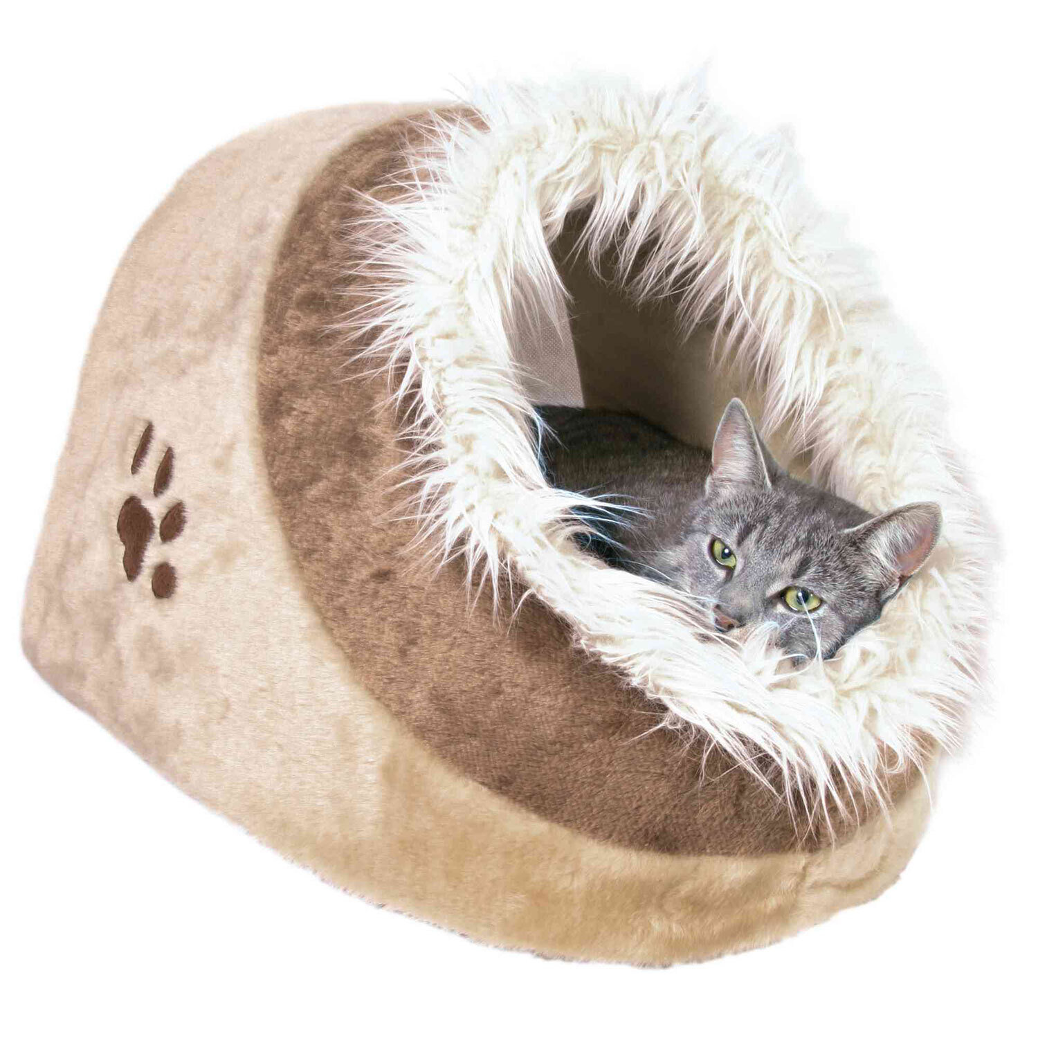 Cueva Suave Minou, 41 x 30 x 50 cm, Beige-Marr�n