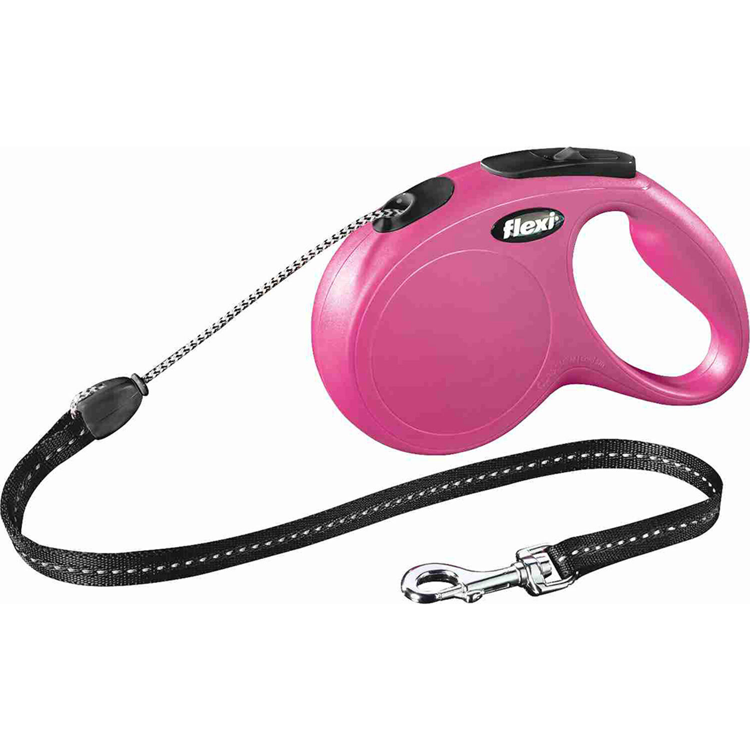 flexi New CLASSIC, Cuerda enrollable, M, 5 m, Rosa