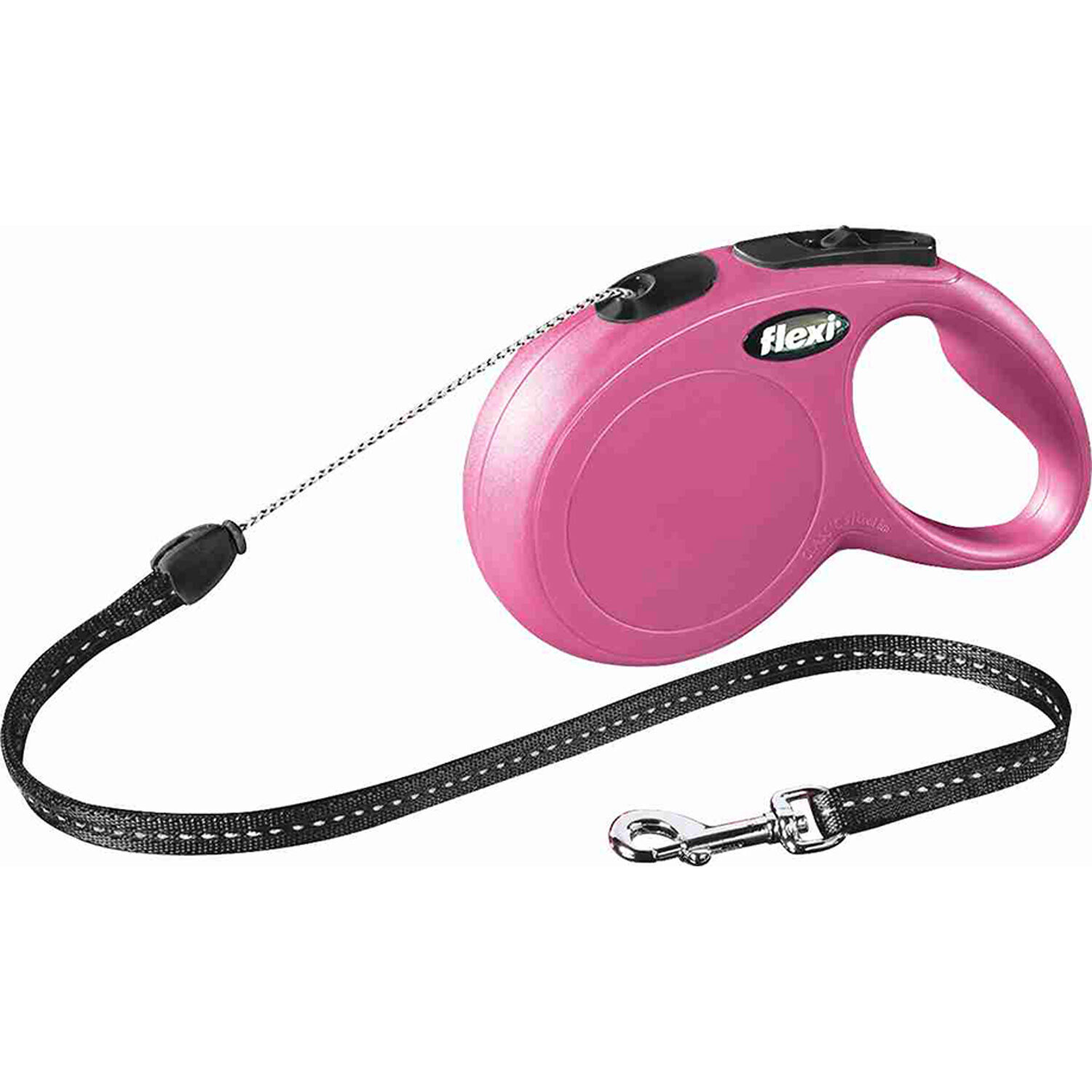flexi New CLASSIC, Cuerda enrollable, S, 8 m, Rosa