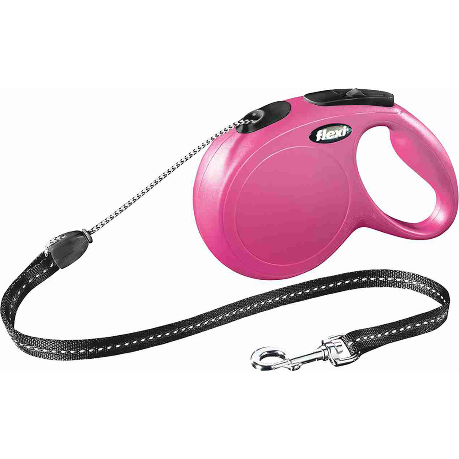 flexi New CLASSIC, Cuerda enrollable, M, 8 m, Rosa