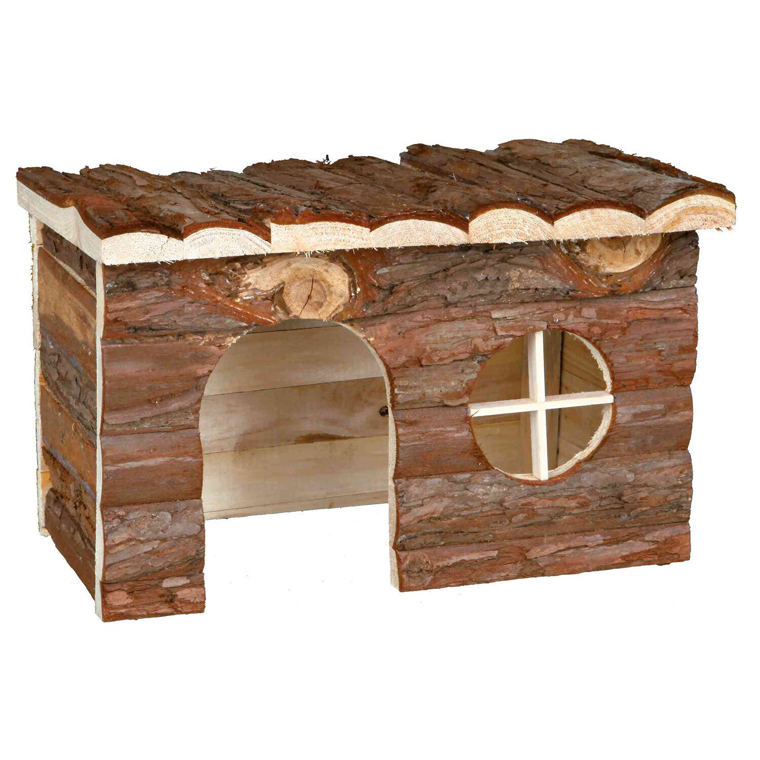 Casita Roedores Natural Living, 28 x 16 x 18 cm