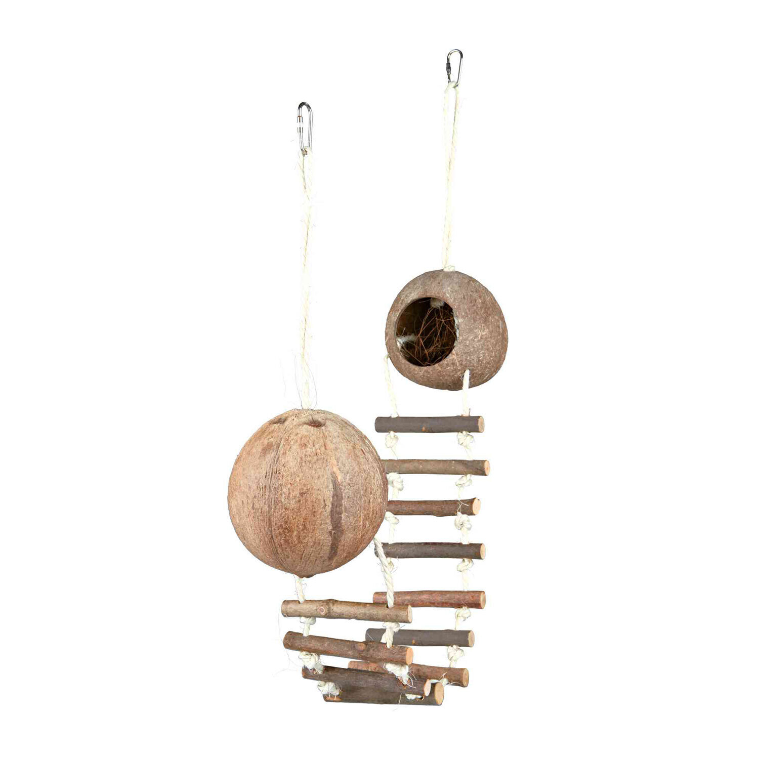 Casita de Coco para H�msters, Doble, �13 x 100 cm Casita de Coco para H�msters, Doble, �13 x 100 cm