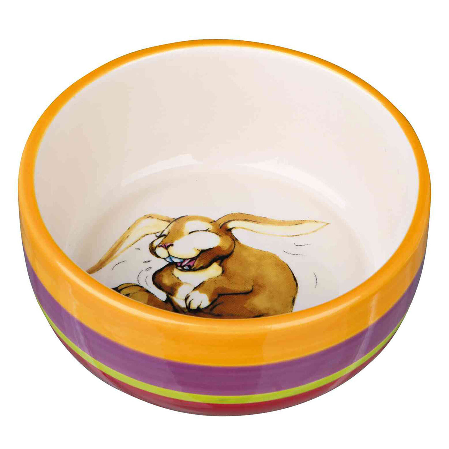 Comedero Cer�mica conejos, 250 ml/�11 cm, Colores-Crema Comedero Cer�mica conejos, 250 ml/�11 cm, Colores-Crema