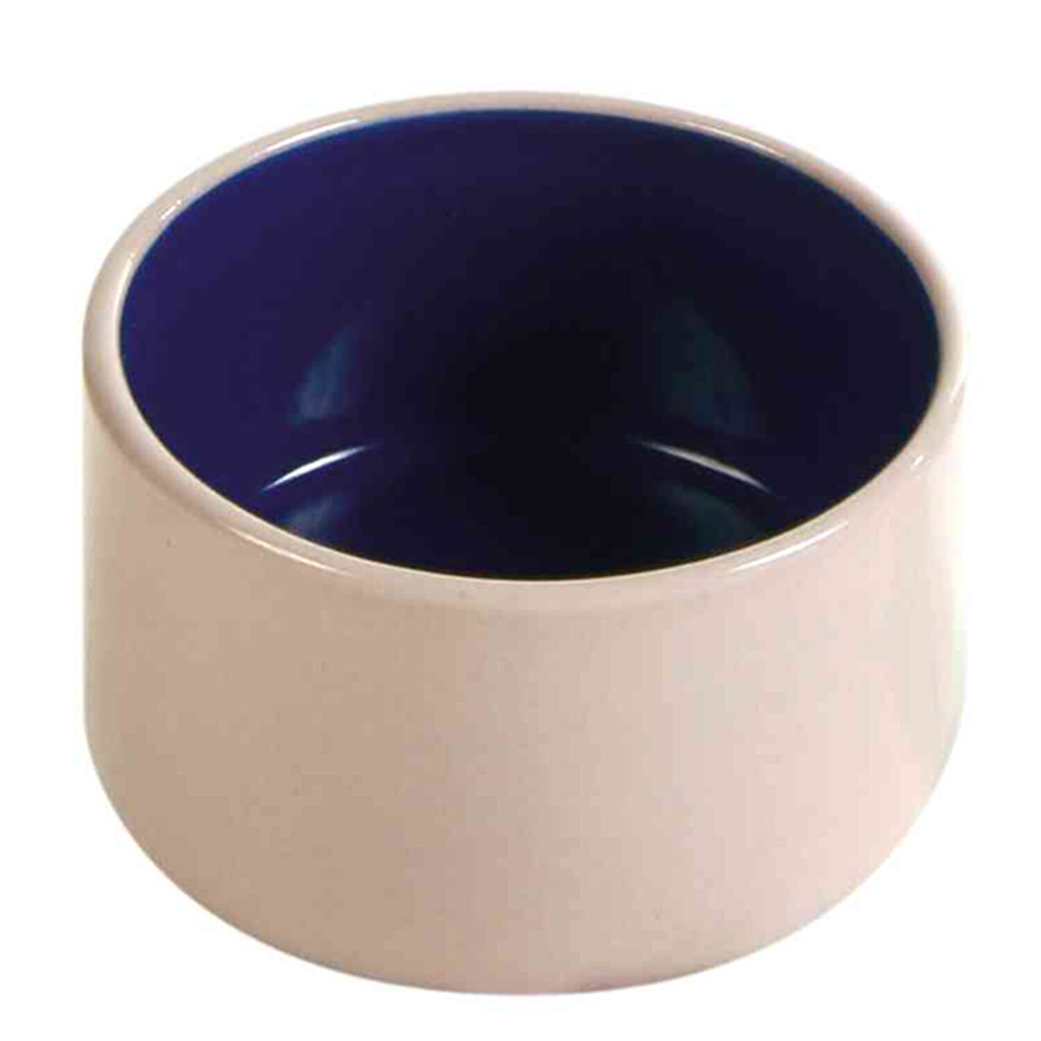 Comedero Cer�mica, 100 ml, �7 cm, Azul-Crema Comedero Cer�mica, 100 ml, �7 cm, Azul-Crema