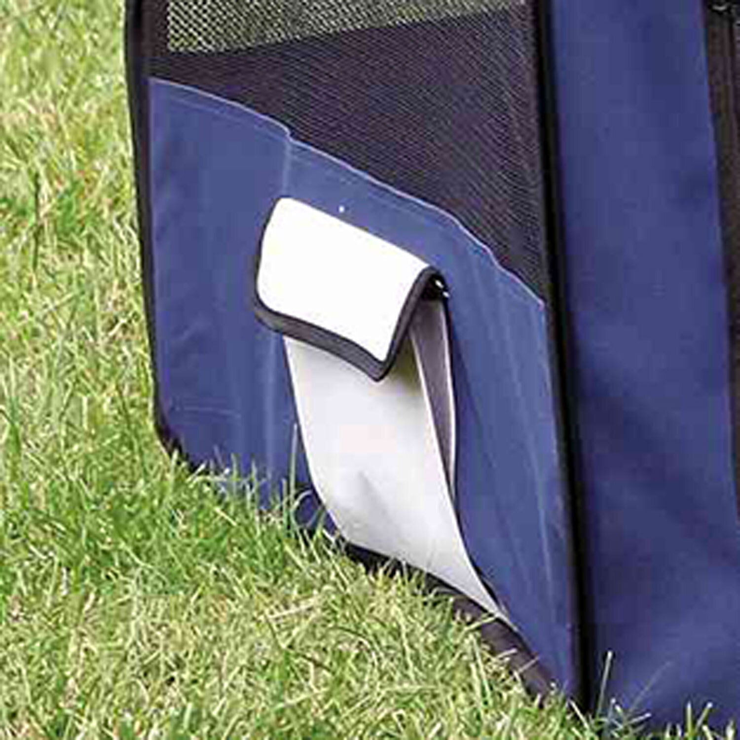 Recinto Roedores Plegable, Nylon, �90 x 40 cm, Azul-Gris Recinto Roedores Plegable, Nylon, �90 x 40 cm, Azul-Gris