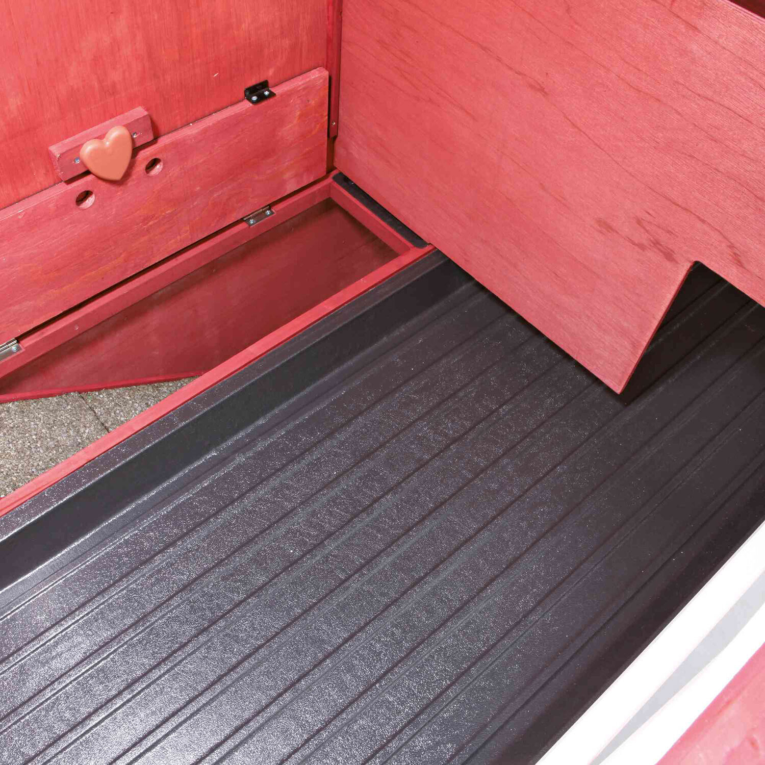 Caseta Natura con recinto, 123 � 96 � 76 cm