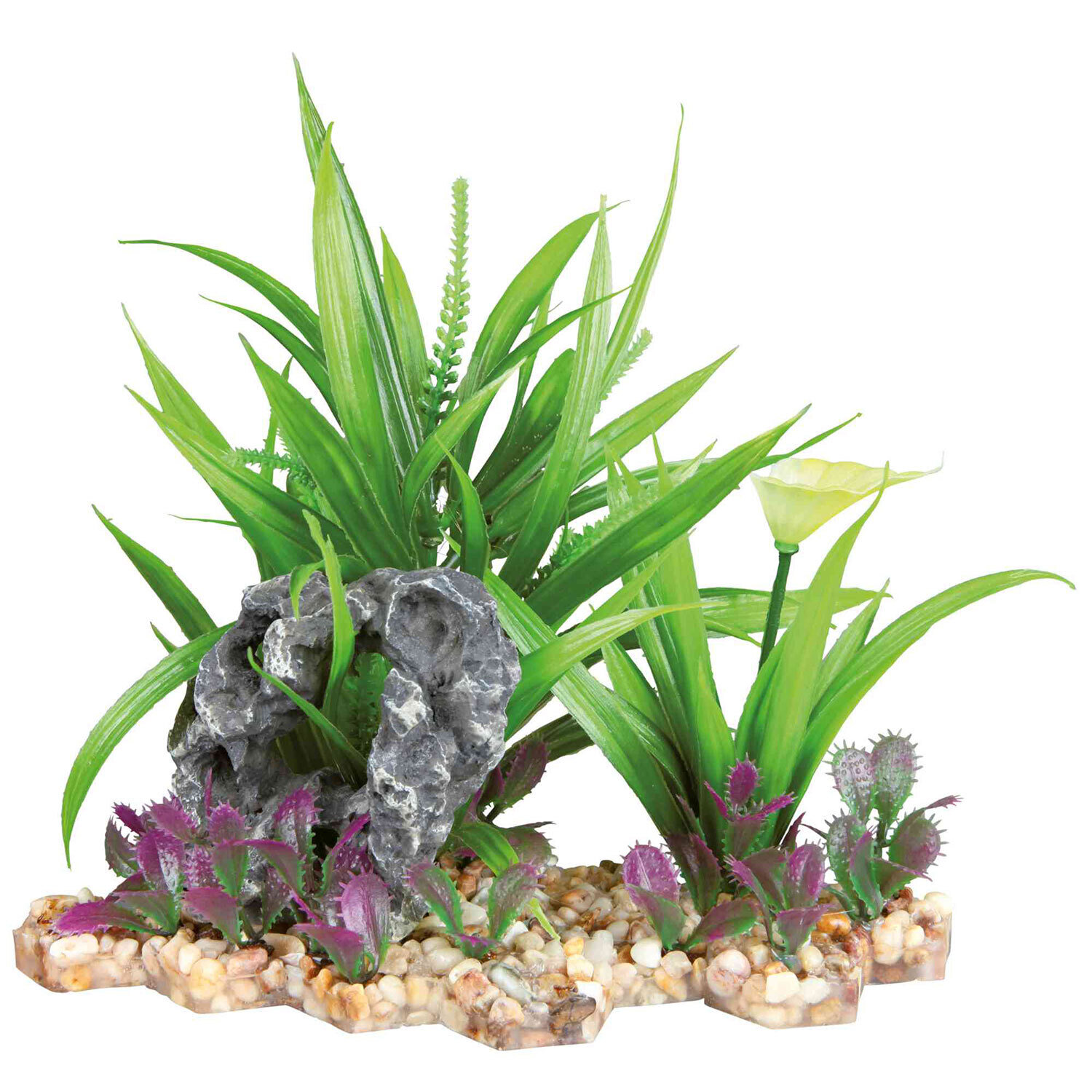Plantas Pl�stico base grava, 18 cm