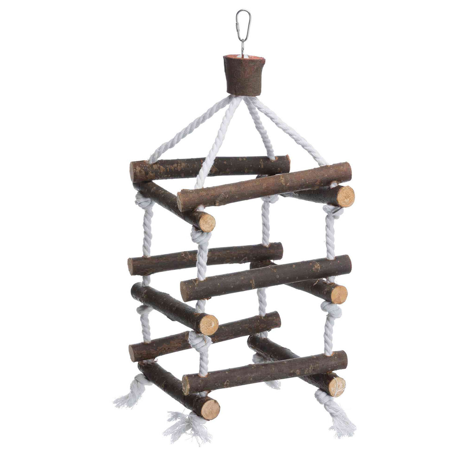 Escalera P�jaros, Natural Living, 51 cm, con gancho