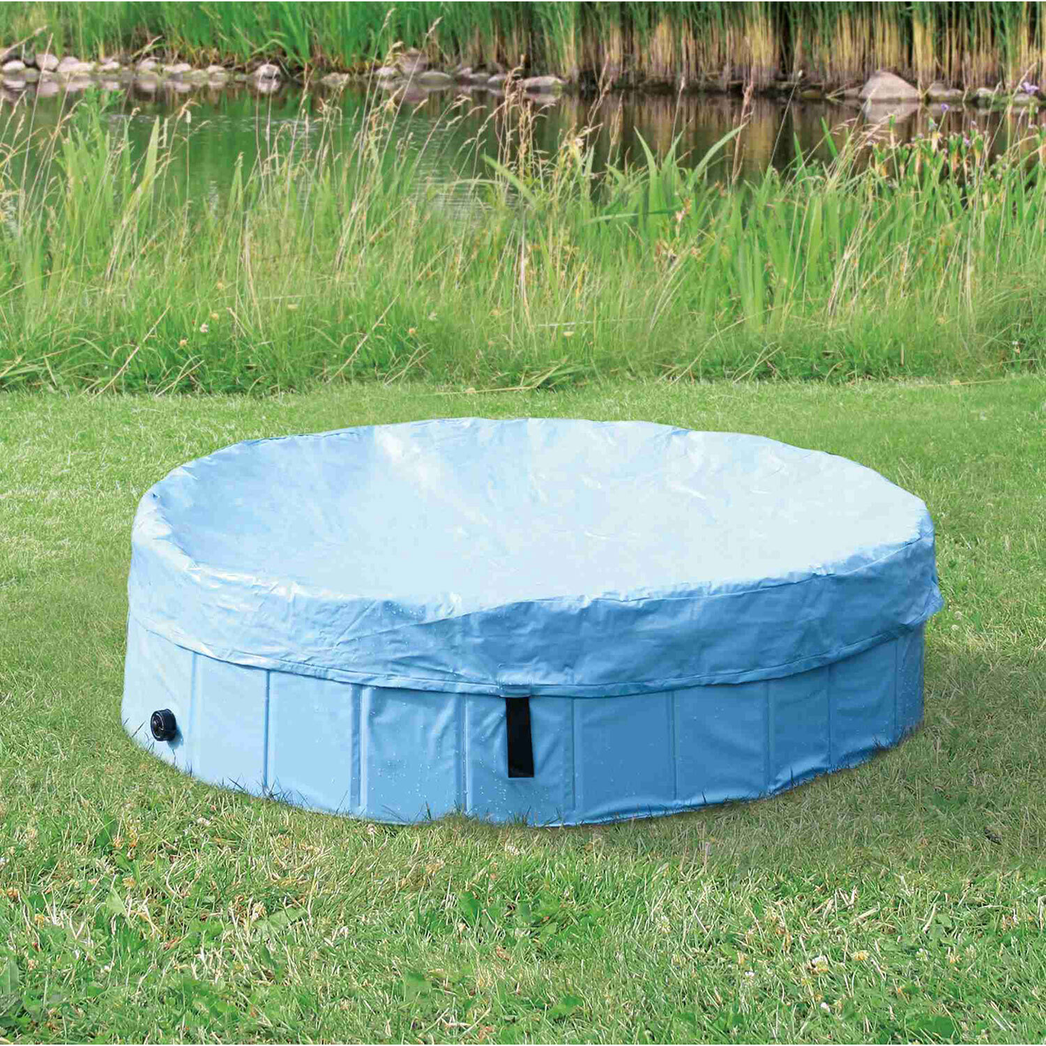 Funda Piscina Perro, Para Ref. 39483, 160 cm, Azul