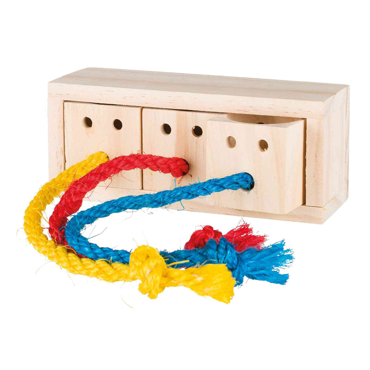 Cubo de snacks, Interactivo, Madera, 16 x 16 x 7 cm Cubo de snacks, Interactivo, Madera, 16 x 16 x 7 cm