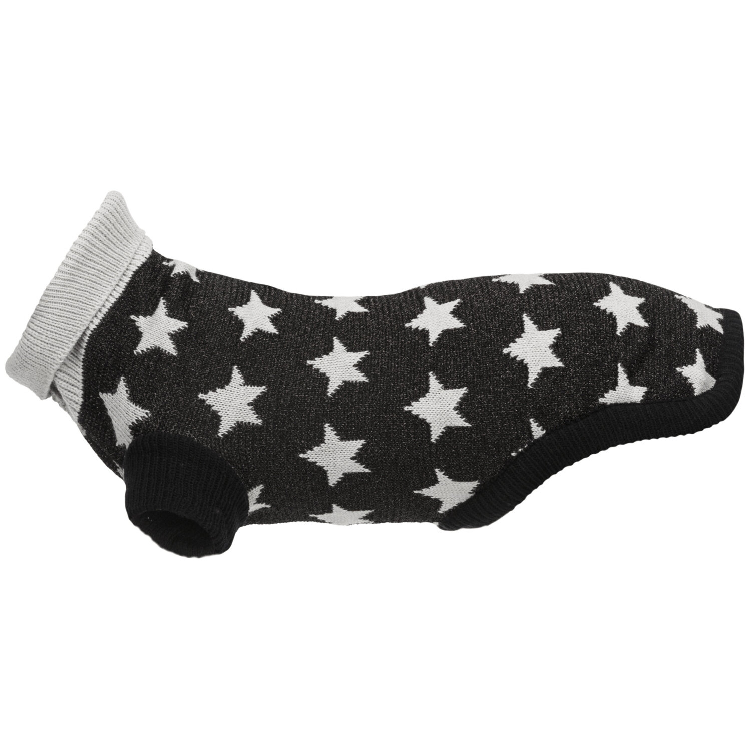 Jersey Stella Bay, XS: 30 cm: 36 cm, Negro-Gris