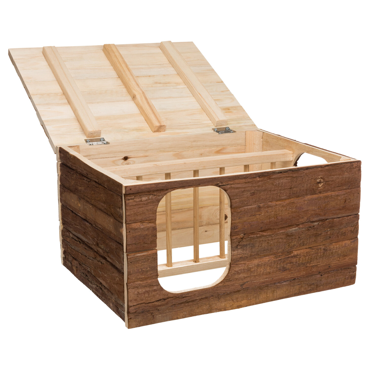 Casa Hilke Natural Living, con Comedero, 40 � 23 � 32 cm Casa Hilke Natural Living, con Comedero, 40 � 23 � 32 cm