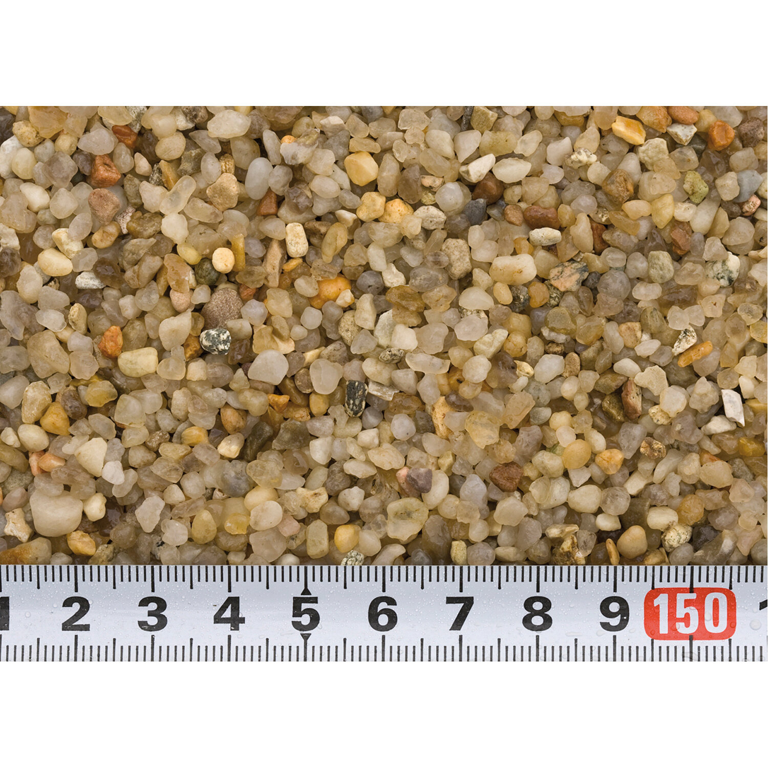 Grava Acuarios, LUNA, Calibre 2-4 mm, 3 l, aprox. 4,4 kg