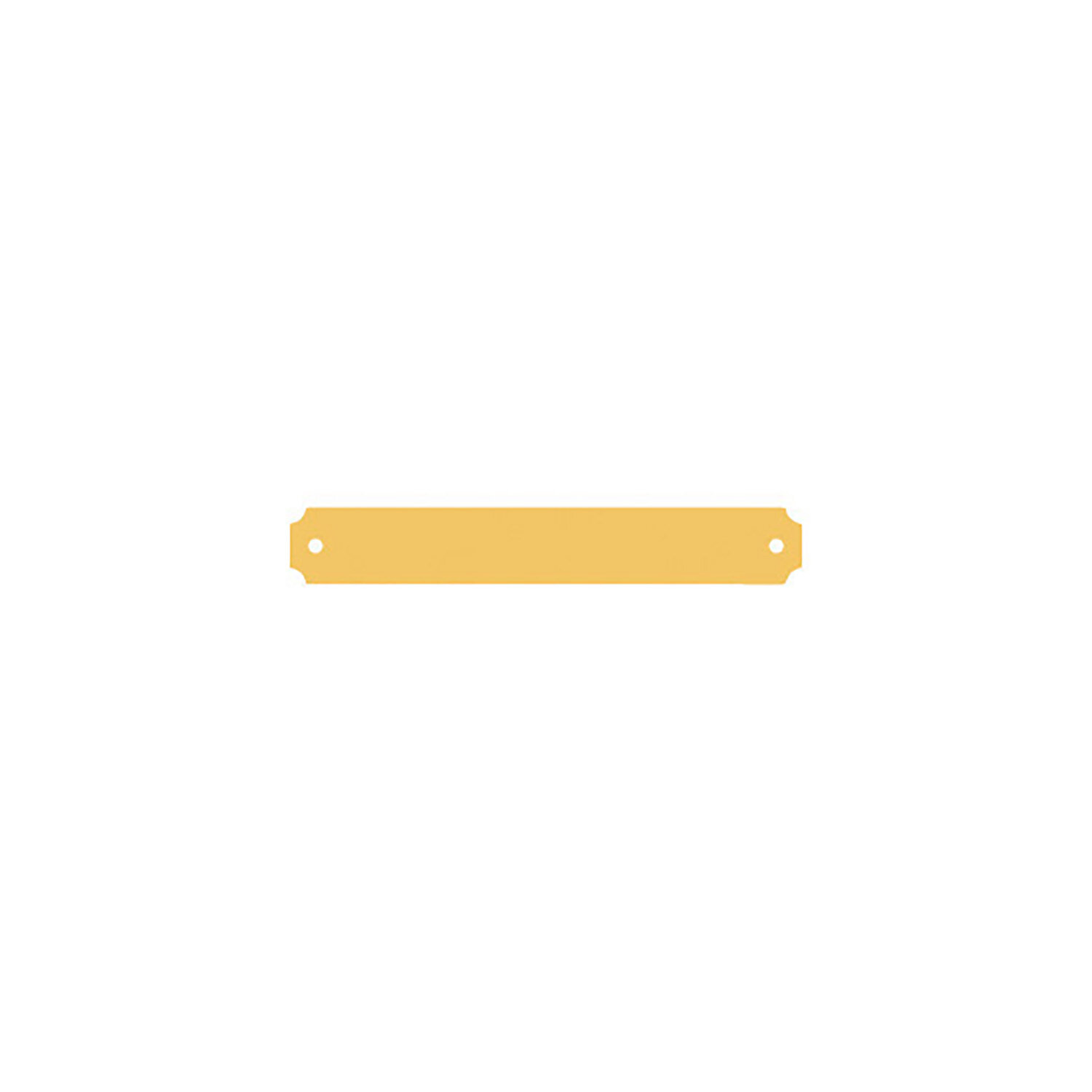 Placas remaches Monturas, Lat�n, 2 x 12.5 cm
