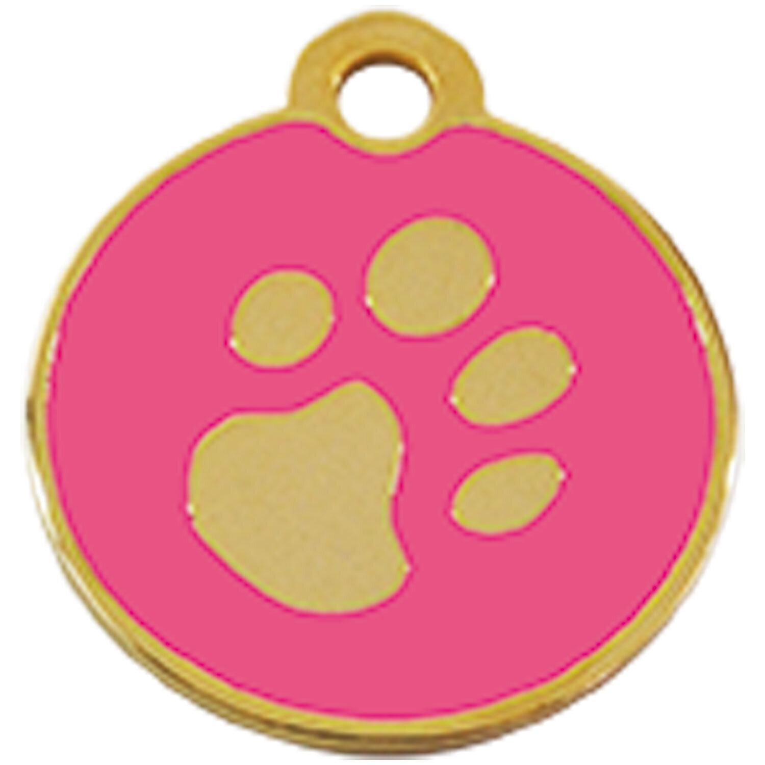 Placa IMARC C�rculo Peque�o, � 2 cm, Lat�n, Rosa/ba�o Oro 24 K, Si quiere a�adir grabaci�n a�ada el art�culo H166200, indique el nombre a grabar en el campo de observaciones de su pedido. Se pueden a�adir hasta 2 grabaciones por placa.
