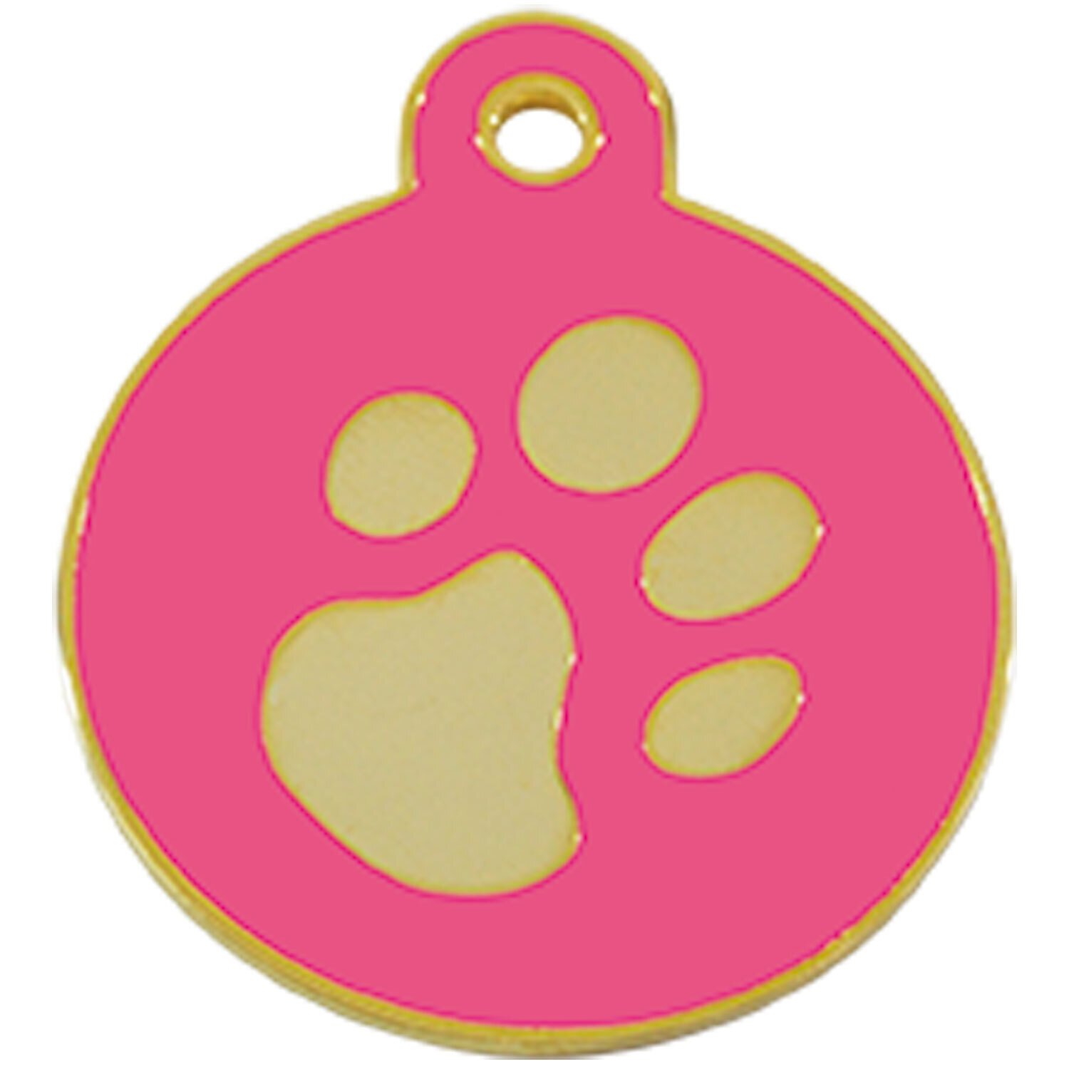 Placa IMARC C�rculo Grande, � 3 cm, Lat�n, Rosa/ba�o Oro 24 K, Si quiere a�adir grabaci�n a�ada el art�culo H166200, indique el nombre a grabar en el campo de observaciones de su pedido. Se pueden a�adir hasta 2 grabaciones por placa.