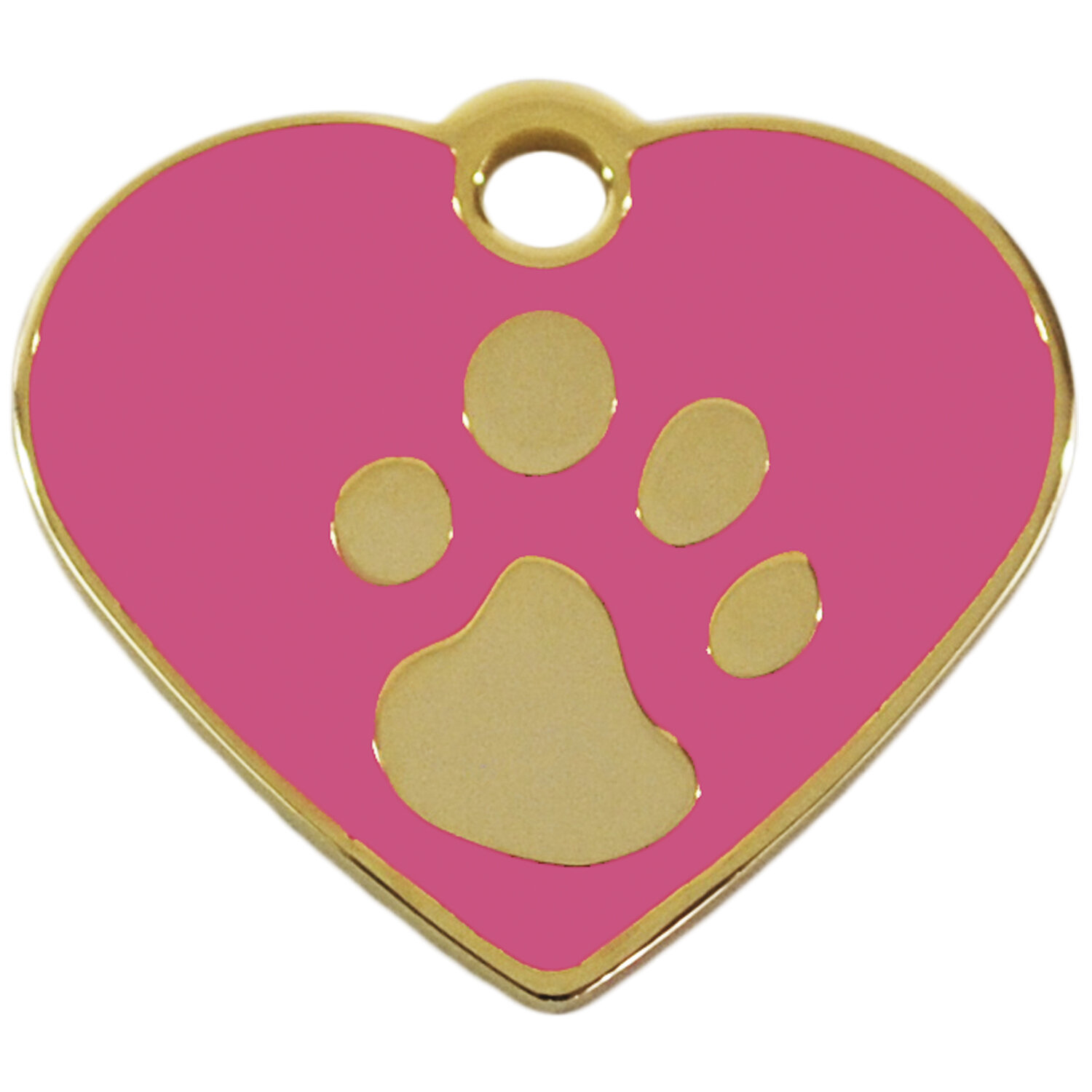 Placa IMARC Coraz�n Peque�o, 2.5 x 2 cm, Lat�n, Rosa/ba�o Oro 24 K. Si quiere a�adir grabaci�n a�ada el art�culo H166200, indique el nombre a grabar en el campo de observaciones de su pedido.