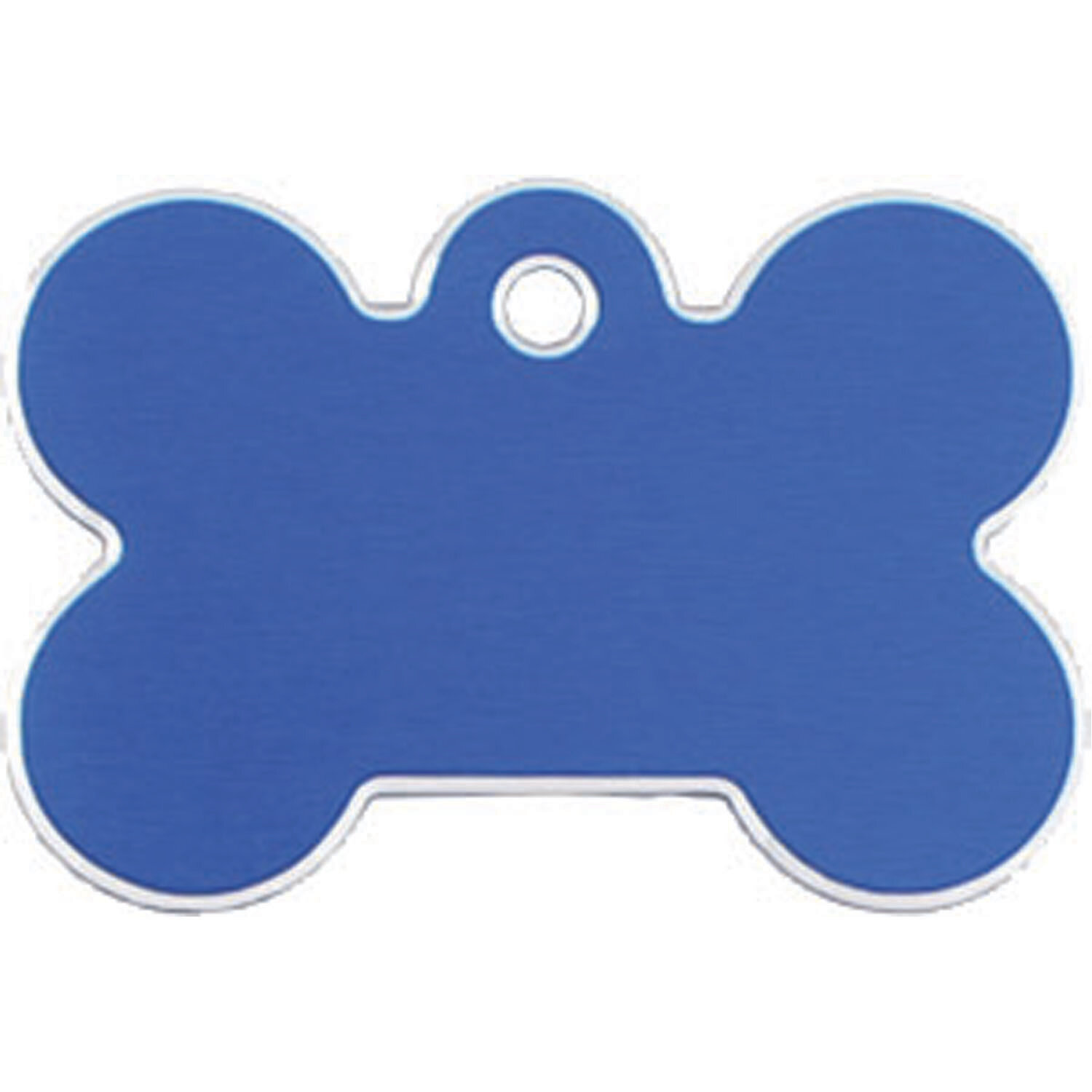 Placa IMARC Hi Line Hueso Grande, 4 x 3 cm, Aluminio, Azul. Si quiere a�adir grabaci�n a�ada el art�culo H166200, indique el nombre a grabar en el campo de observaciones de su pedido. Se pueden a�adir hasta 2 grabaciones por placa.