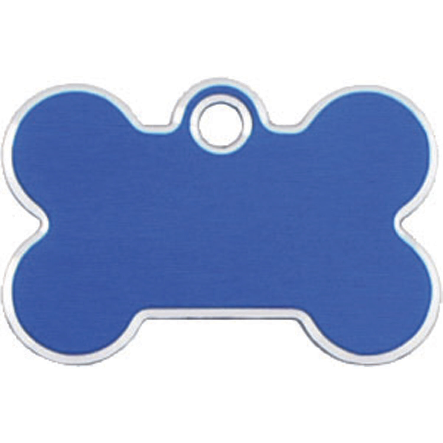 Placa IMARC Hi Line Hueso Peque�o, 3 x 2 cm, Aluminio, Azul. Si quiere a�adir grabaci�n a�ada el art�culo H166200, indique el nombre a grabar en el campo de observaciones de su pedido. Se pueden a�adir hasta 2 grabaciones por placa.