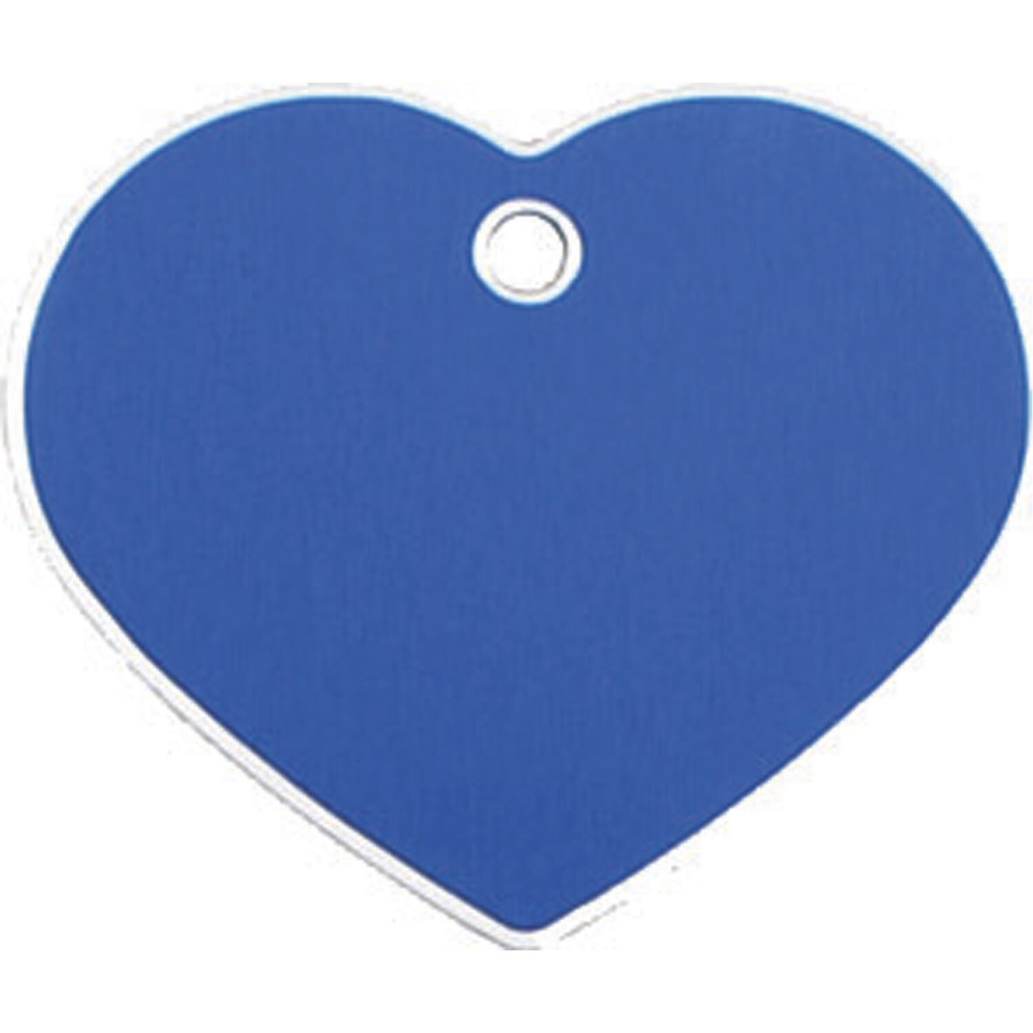 Placa IMARC Hi Line Coraz�n Grande, 4 x 3 cm, Aluminio, Azul. Si quiere a�adir grabaci�n a�ada el art�culo H166200, indique el nombre a grabar en el campo de observaciones de su pedido. Se pueden a�adir hasta 2 grabaciones por placa.