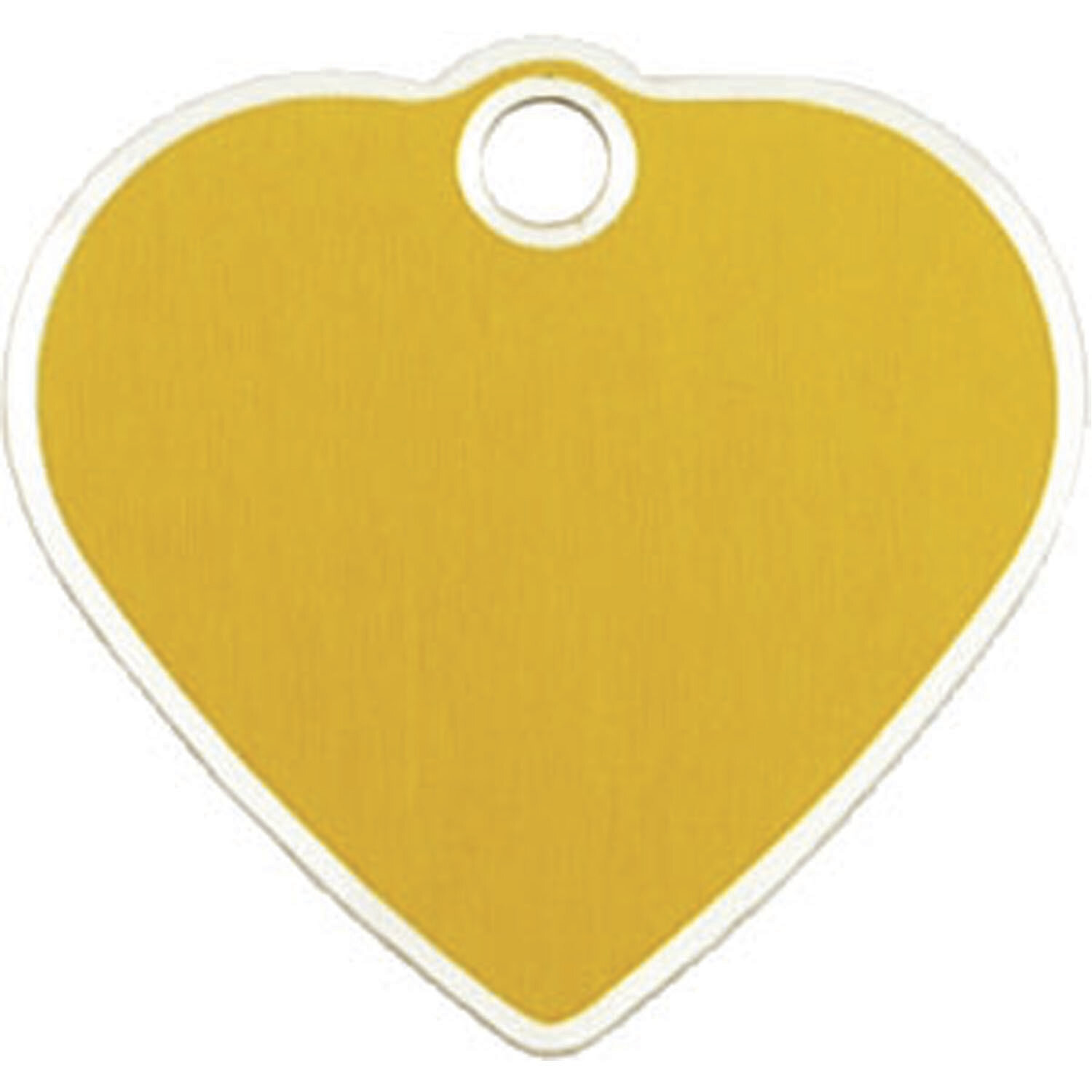 Placa IMARC Hi Line Coraz�n Peque�o, 2.5 x 2 cm, Aluminio, Oro. Si quiere a�adir grabaci�n a�ada el art�culo H166200, indique el nombre a grabar en el campo de observaciones de su pedido. Se pueden a�adir hasta 2 grabaciones por placa.