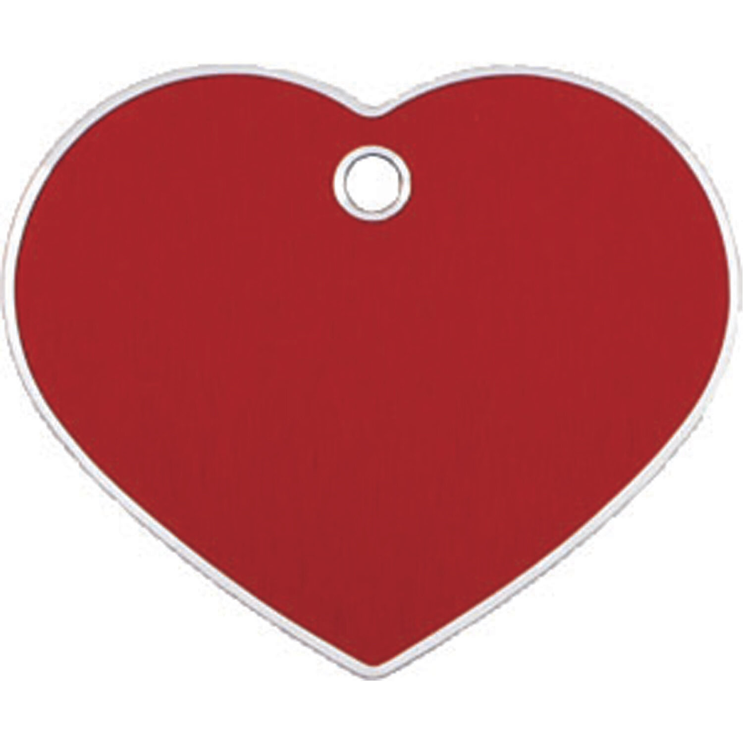 Placa IMARC Hi Line Coraz�n Grande, 4 x 3 cm, Aluminio, Rojo. Si quiere a�adir grabaci�n a�ada el art�culo H166200, indique el nombre a grabar en el campo de observaciones de su pedido. Se pueden a�adir hasta 2 grabaciones por placa.