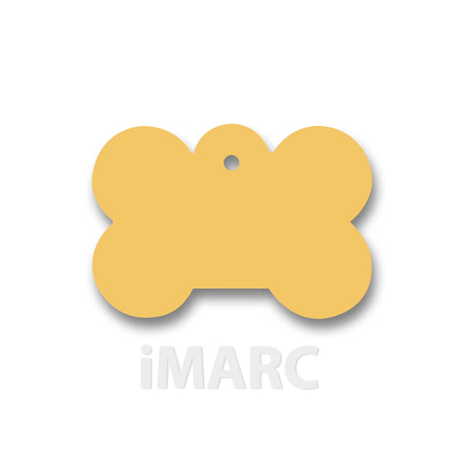 Placa IMARC Hueso Grande, 4 x 2 cm, Lat�n 100%. Si quiere a�adir grabaci�n a�ada el art�culo H166200, indique el nombre a grabar en el campo de observaciones de su pedido. Se pueden a�adir hasta 2 grabaciones por placa.