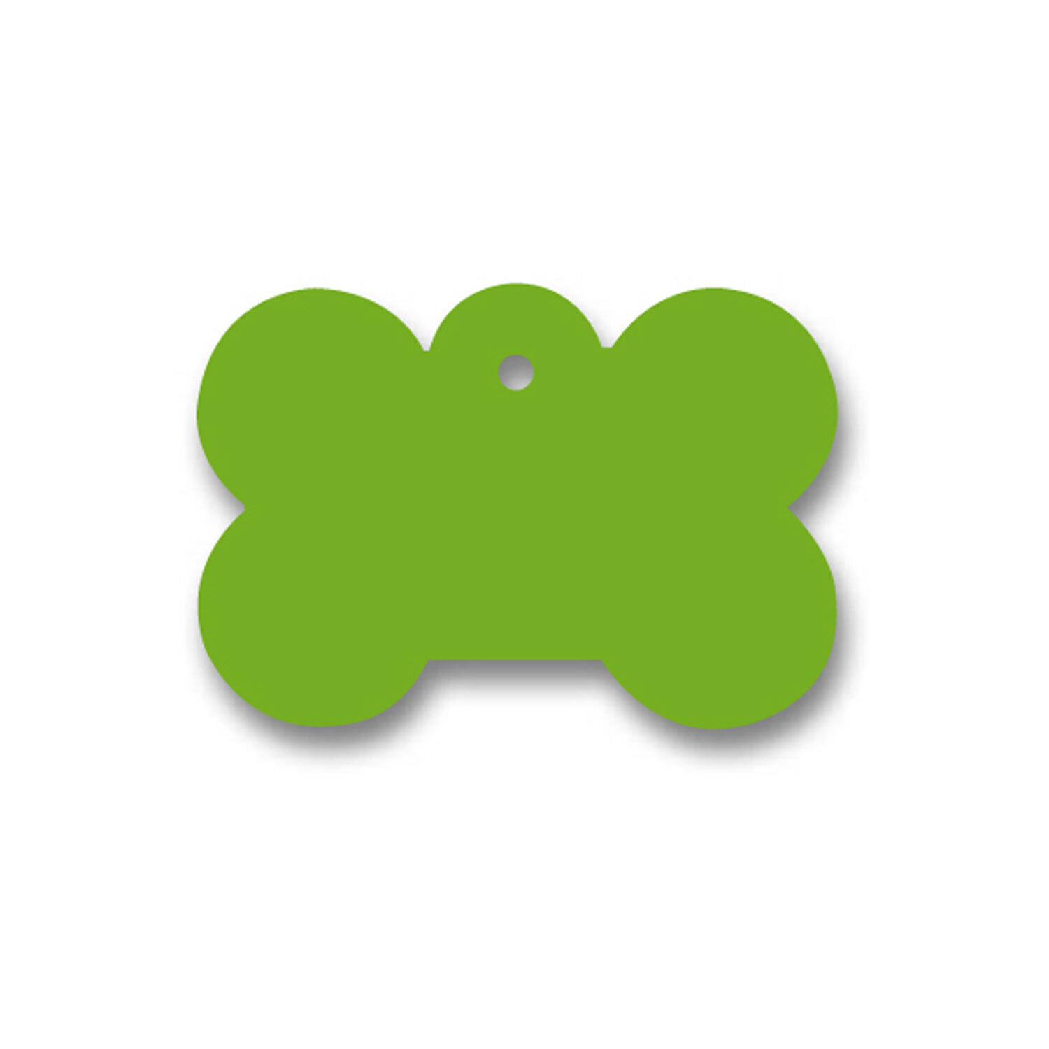 Placa IMARC Hueso Grande, 4 x 2 cm, Aluminio, Verde, Si quiere a�adir grabaci�n a�ada el art�culo H166200, indique el nombre a grabar en el campo de observaciones de su pedido. Se pueden a�adir hasta 2 grabaciones por placa.