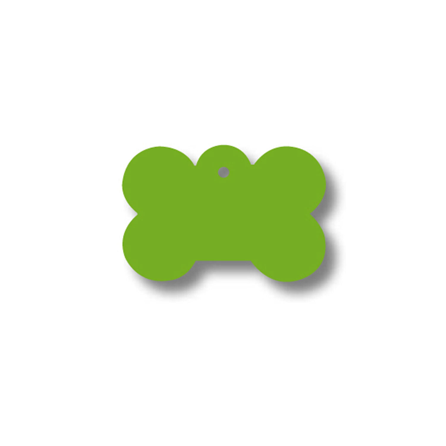 Placa IMARC Hueso Peque�o, 3 x 2 cm, Aluminio, Verde, Si quiere a�adir grabaci�n a�ada el art�culo H166200, indique el nombre a grabar en el campo de observaciones de su pedido. Se pueden a�adir hasta 2 grabaciones por placa.