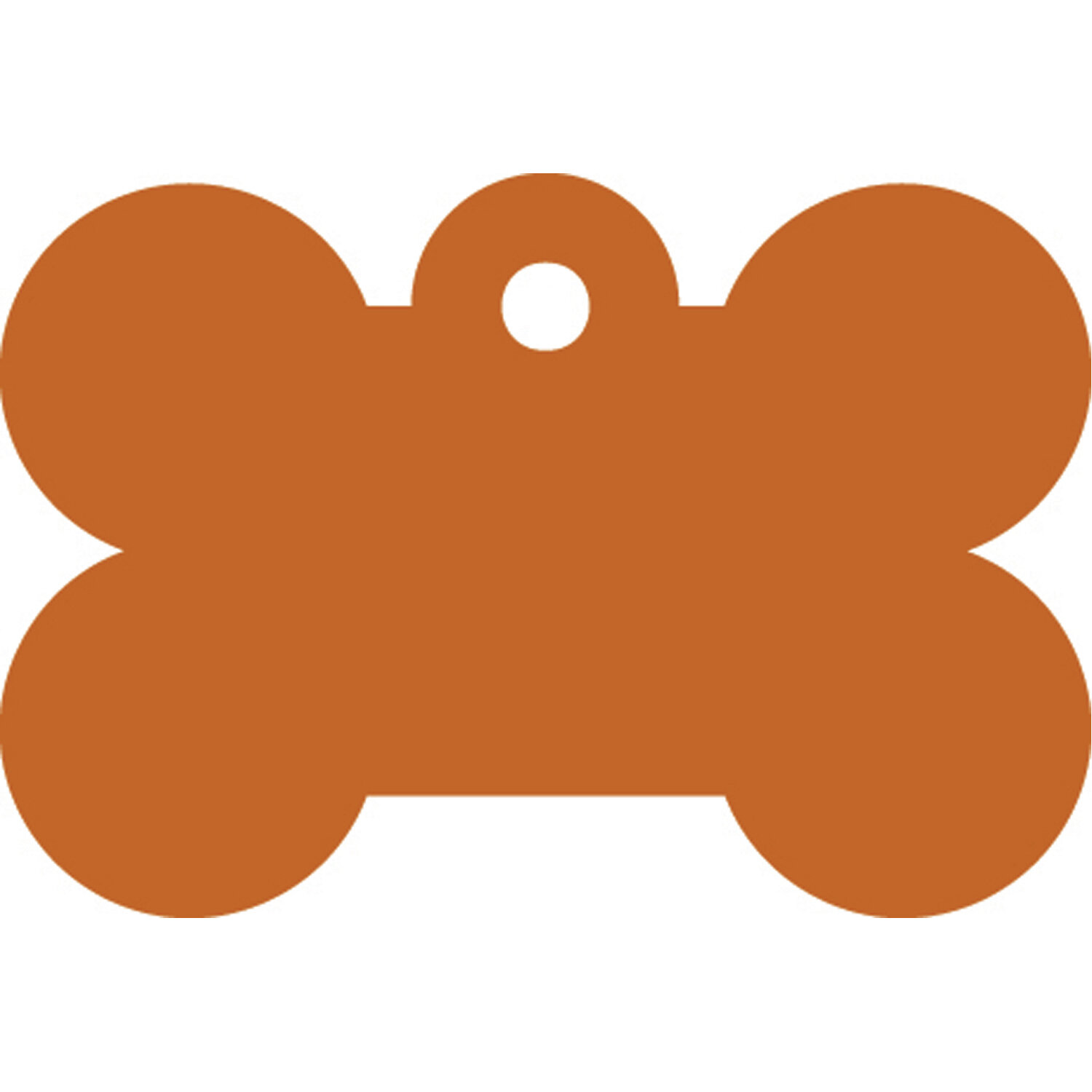 Placa IMARC Hueso Peque�o, 3 x 2 cm, Aluminio, Naranja. Si quiere a�adir grabaci�n a�ada el art�culo H166200, indique el nombre a grabar en el campo de observaciones de su pedido. Se pueden a�adir hasta 2 grabaciones por placa.