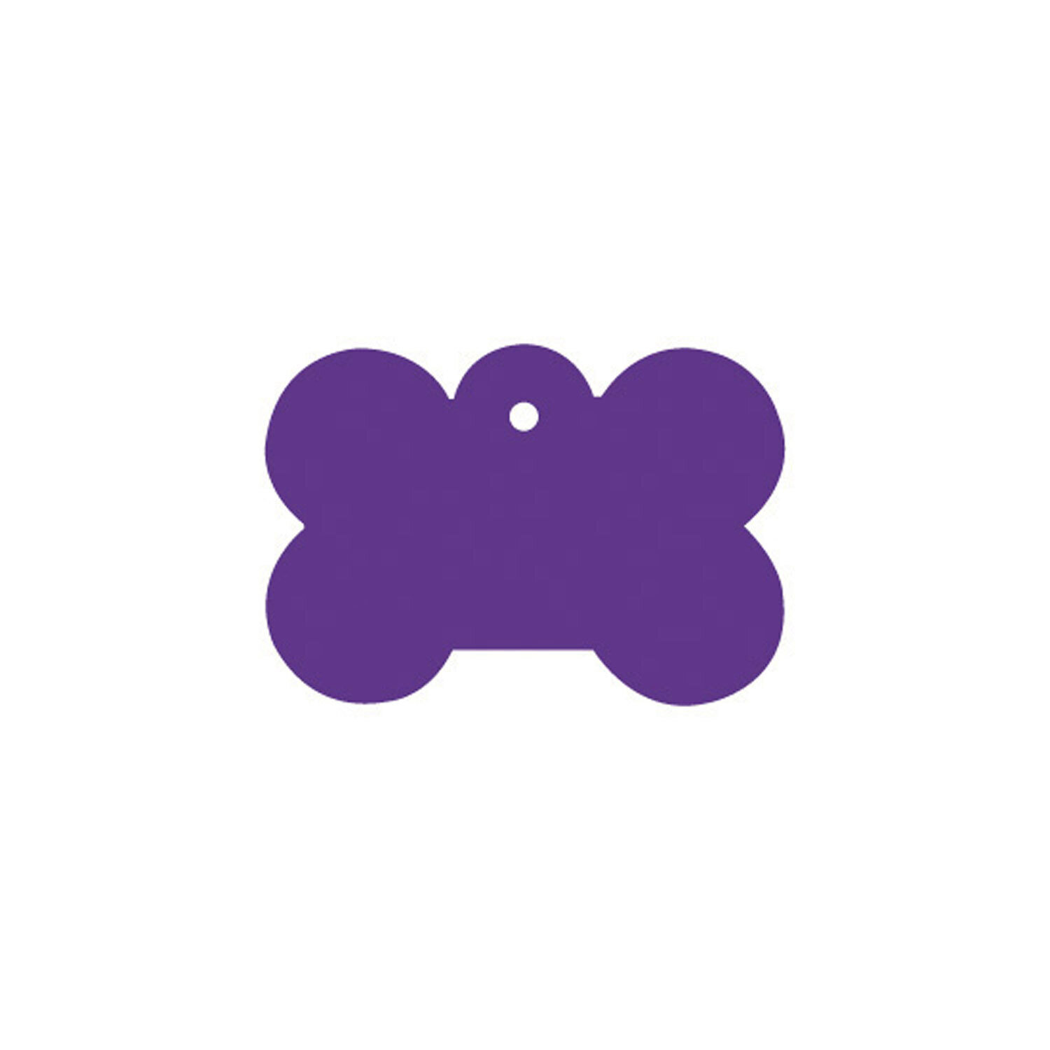 Placa IMARC Hueso Grande, 4 x 2 cm, Aluminio, Lila, Si quiere a�adir grabaci�n a�ada el art�culo H166200, indique el nombre a grabar en el campo de observaciones de su pedido. Se pueden a�adir hasta 2 grabaciones por placa.