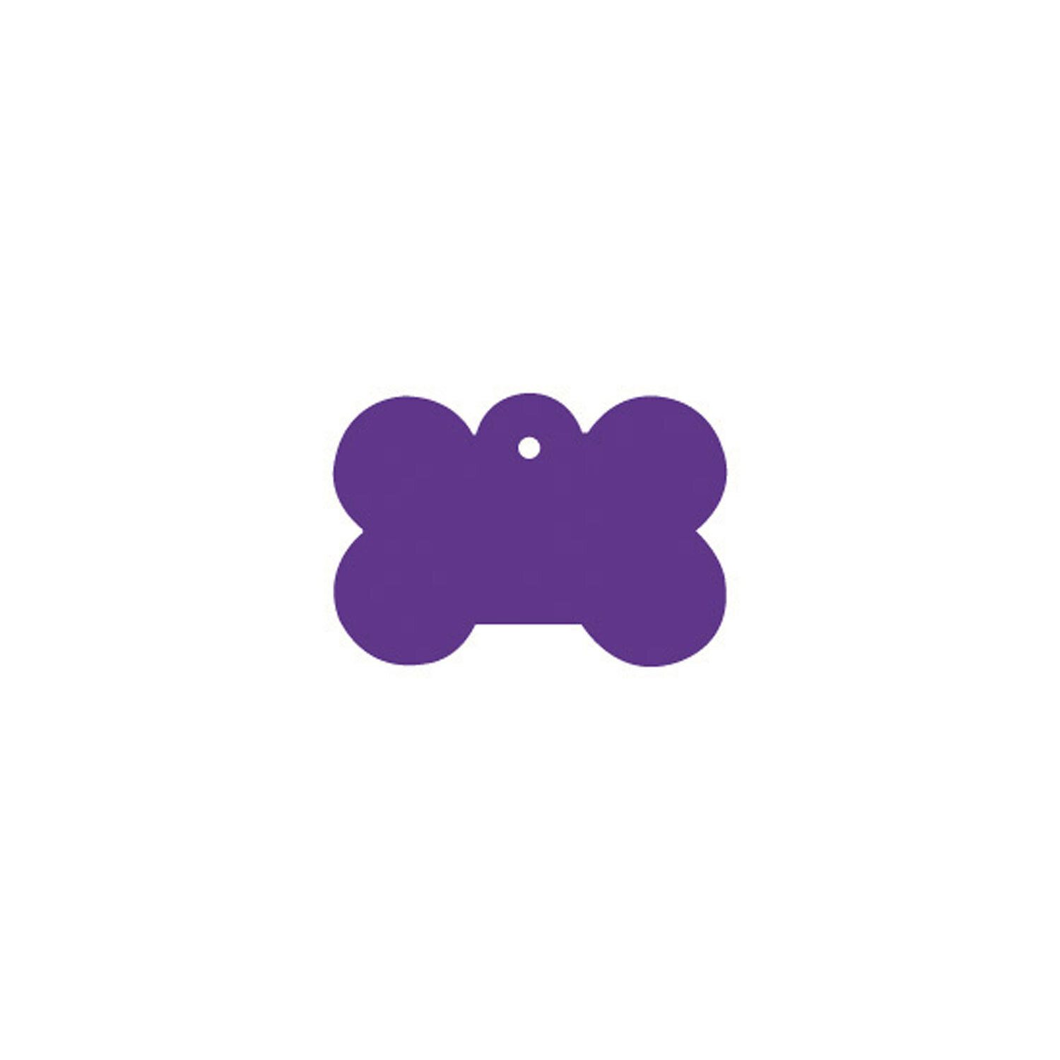 Placa IMARC Hueso Peque�o, 3 x 2 cm, Aluminio, Lila, Si quiere a�adir grabaci�n a�ada el art�culo H166200, indique el nombre a grabar en el campo de observaciones de su pedido. Se pueden a�adir hasta 2 grabaciones por placa.