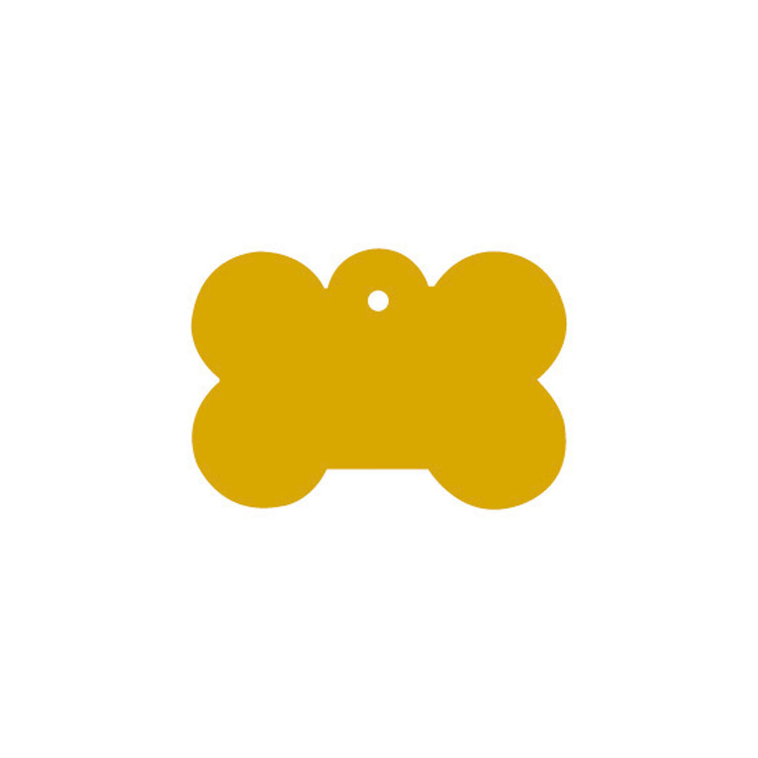 Placa IMARC Hueso Grande, 4 x 2 cm, Aluminio, Dorado, Si quiere a�adir grabaci�n a�ada el art�culo H166200, indique el nombre a grabar en el campo de observaciones de su pedido. Se pueden a�adir hasta 2 grabaciones por placa.